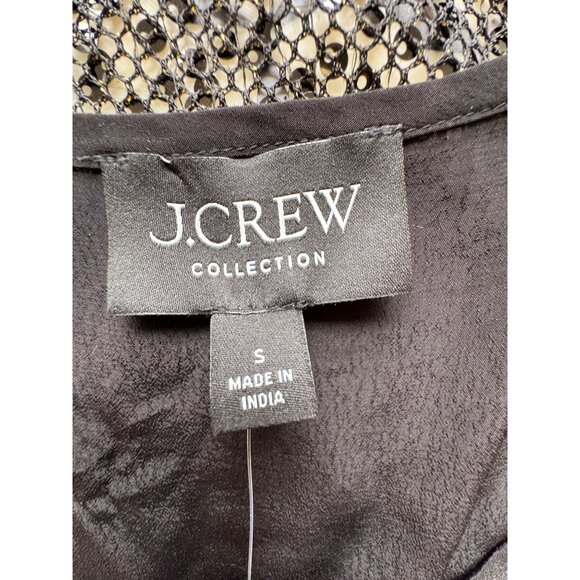 J.Crew Collection Sequin Top & Midi Skirt Set Black Size Small Top & 6 Skirt NWT - Picture 6 of 15